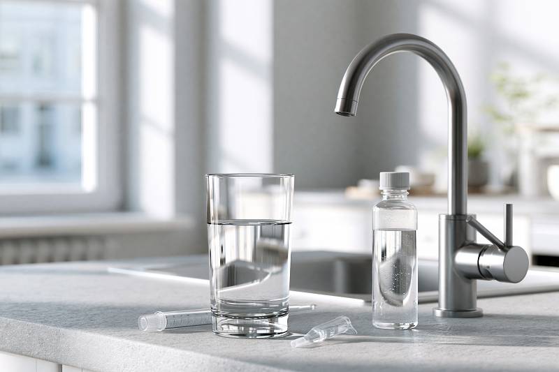 Mietalluntersuchung in Trinkwasser
